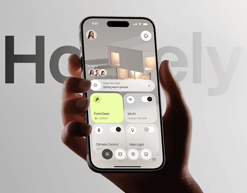 Smart Home Room Control With Live Camera Feed